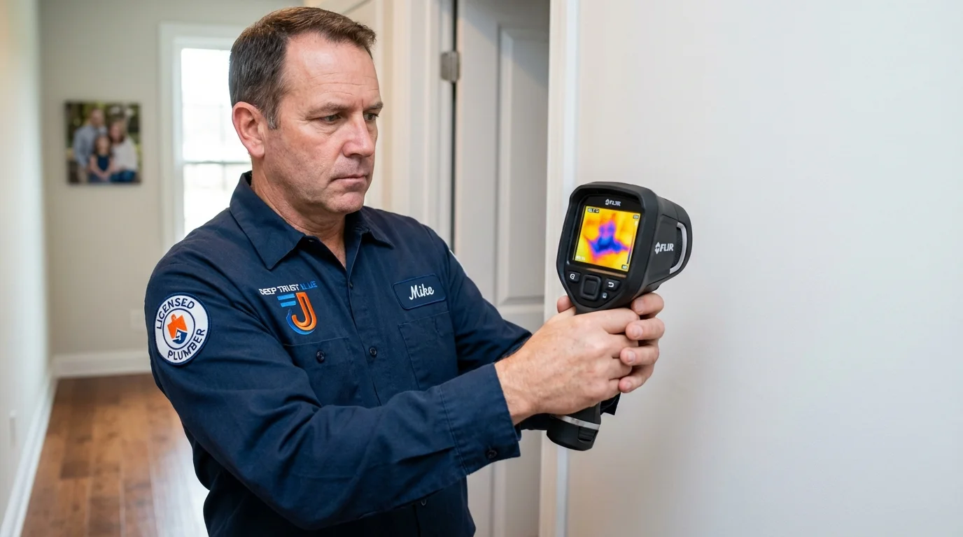 Thermal imaging leak detection by Johns Plumbing LLC in Harlowton